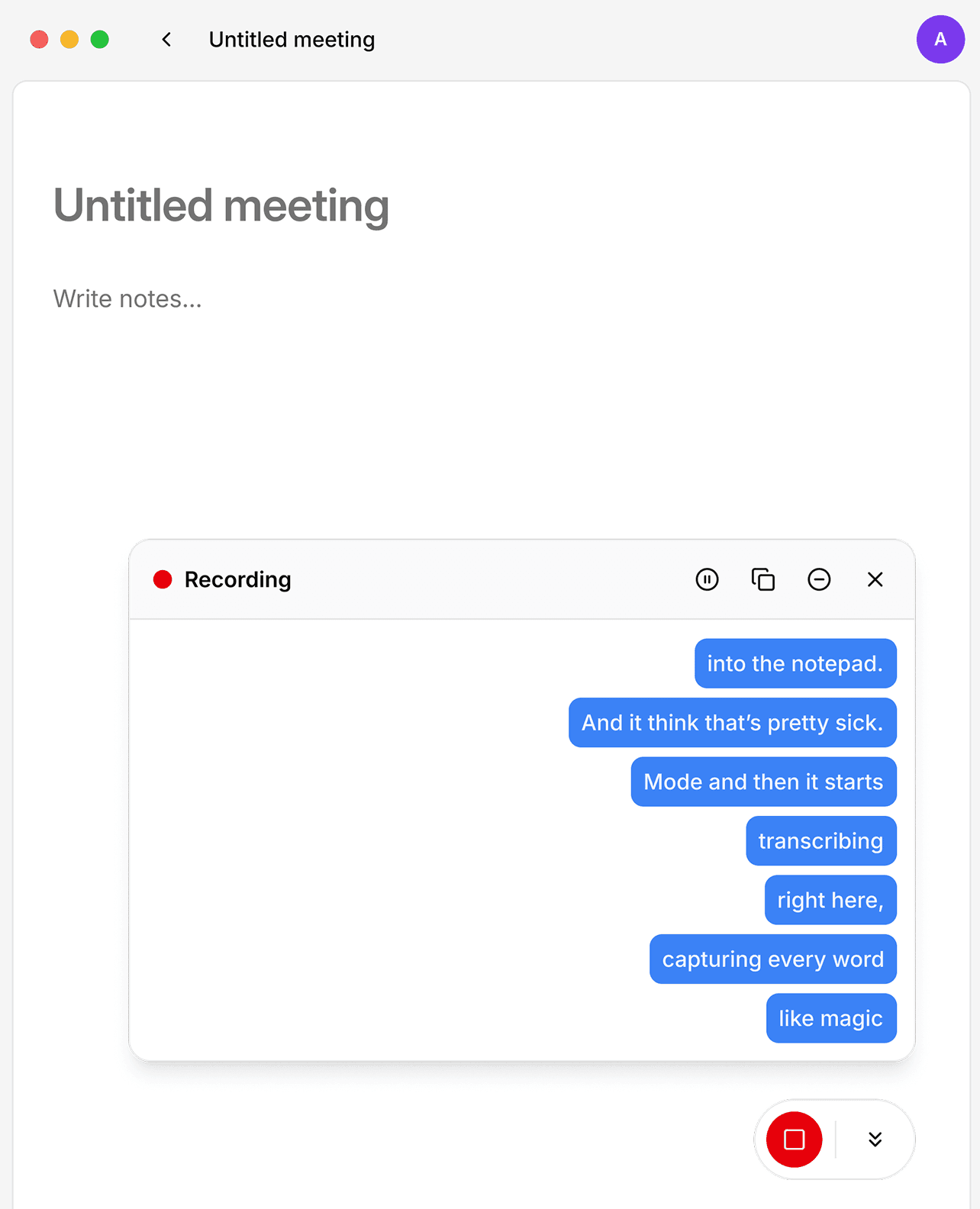 meeting note taker